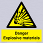WN16551: Danger Explosive materials