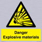 WN16551: Danger Explosive materials