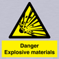 WN16551: Danger Explosive materials
