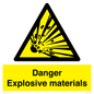 WN16551: Danger Explosive materials