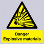 WN16551: Danger Explosive materials