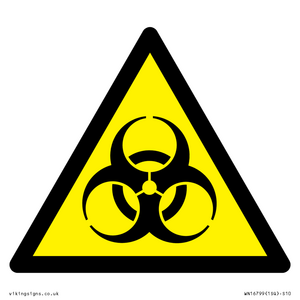 WN16799: W009 Warning: Biological hazard