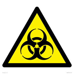 WN16799: W009 Warning: Biological hazard