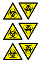 WN16799: W009 Warning: Biological hazard