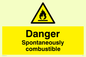 WN174: spontaneously combustible