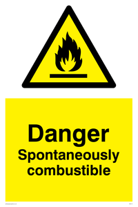 WN174: spontaneously combustible