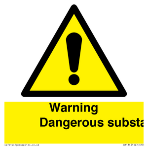 WN184: dangerous substances