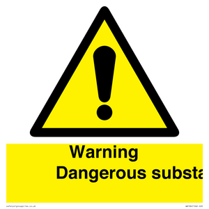 WN184: dangerous substances