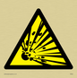 WN24: explosive material warning symbol only