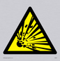WN24: explosive material warning symbol only