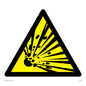 WN24: explosive material warning symbol only