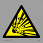 WN24: explosive material warning symbol only