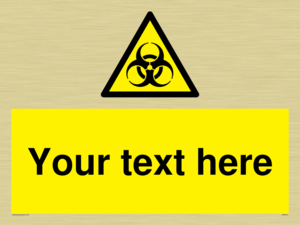 WN3010: Custom Bio-Hazard Sign