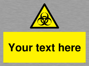WN3010: Custom Bio-Hazard Sign