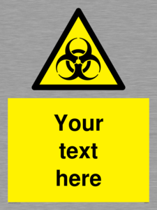 WN3010: Custom Bio-Hazard Sign