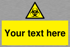 WN3010: Custom Bio-Hazard Sign