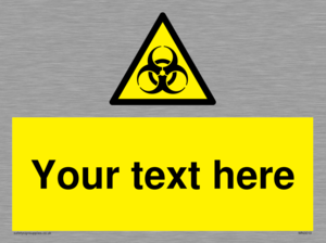 WN3010: Custom Bio-Hazard Sign