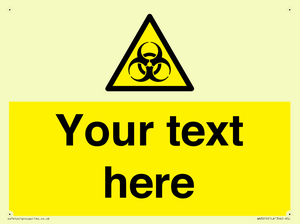 WN3010: Custom Bio-Hazard Sign