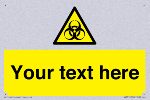 WN3010: Custom Bio-Hazard Sign