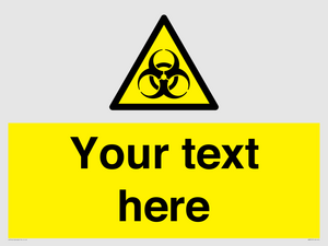 WN3010: Custom Bio-Hazard Sign