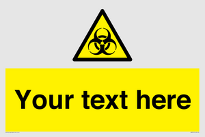 WN3010: Custom Bio-Hazard Sign