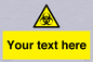 WN3010: Custom Bio-Hazard Sign
