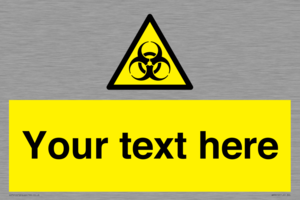 WN3010: Custom Bio-Hazard Sign