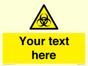 WN3010: Custom Bio-Hazard Sign