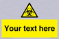 WN3010: Custom Bio-Hazard Sign