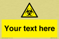 WN3010: Custom Bio-Hazard Sign
