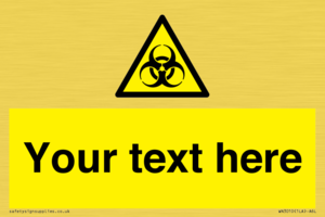WN3010: Custom Bio-Hazard Sign