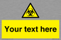 WN3010: Custom Bio-Hazard Sign