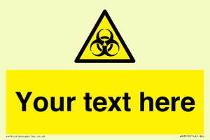 WN3010: Custom Bio-Hazard Sign