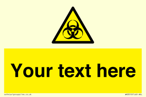 WN3010: Custom Bio-Hazard Sign