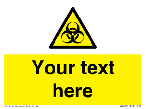 WN3010: Custom Bio-Hazard Sign