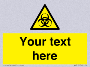 WN3010: Custom Bio-Hazard Sign