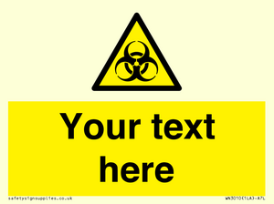 WN3010: Custom Bio-Hazard Sign