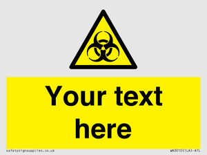 WN3010: Custom Bio-Hazard Sign