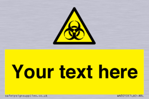 WN3010: Custom Bio-Hazard Sign