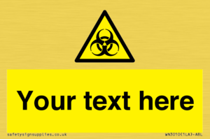 WN3010: Custom Bio-Hazard Sign