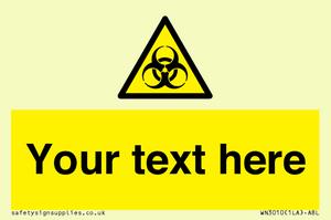 WN3010: Custom Bio-Hazard Sign