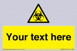 WN3010: Custom Bio-Hazard Sign
