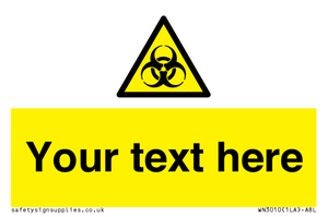 WN3010: Custom Bio-Hazard Sign