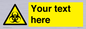 WN3010: Custom Bio-Hazard Sign