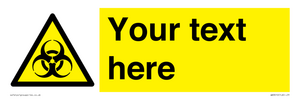 WN3010: Custom Bio-Hazard Sign