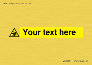 WN3010: Custom Bio-Hazard Sign