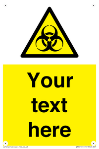 WN3010: Custom Bio-Hazard Sign