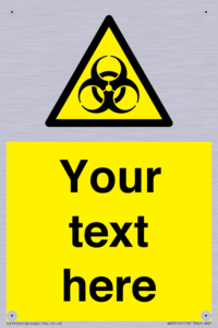 WN3010: Custom Bio-Hazard Sign