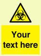 WN3010: Custom Bio-Hazard Sign