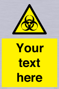 WN3010: Custom Bio-Hazard Sign